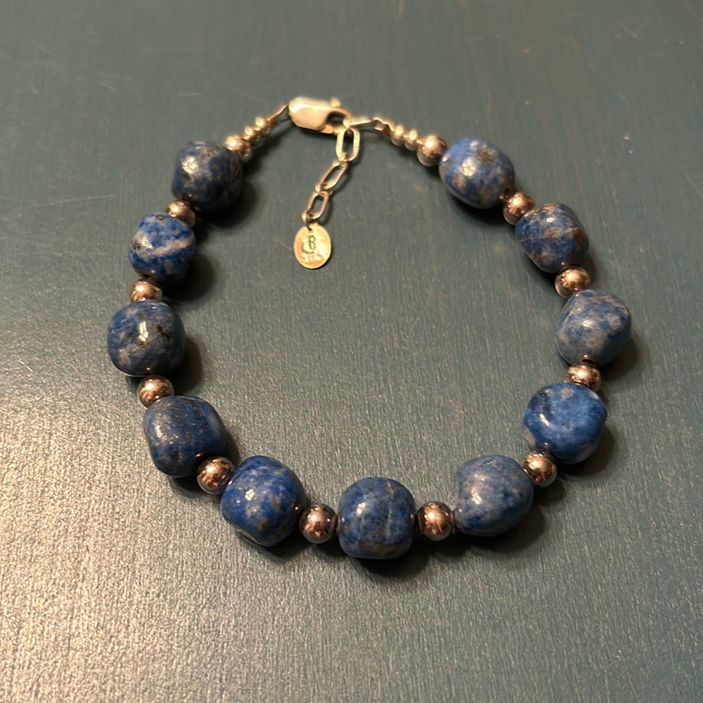 Carolyn Pollack Lazuli  Beaded Bracelet